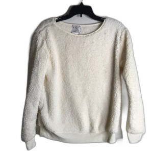 Mentally exhausted cozy fuzzy pullover ladies sweater size small